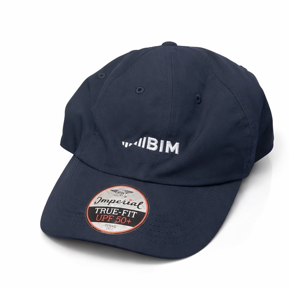 Imperial True Fit UPF 50+ Baseball Cap Navy Blue NWT